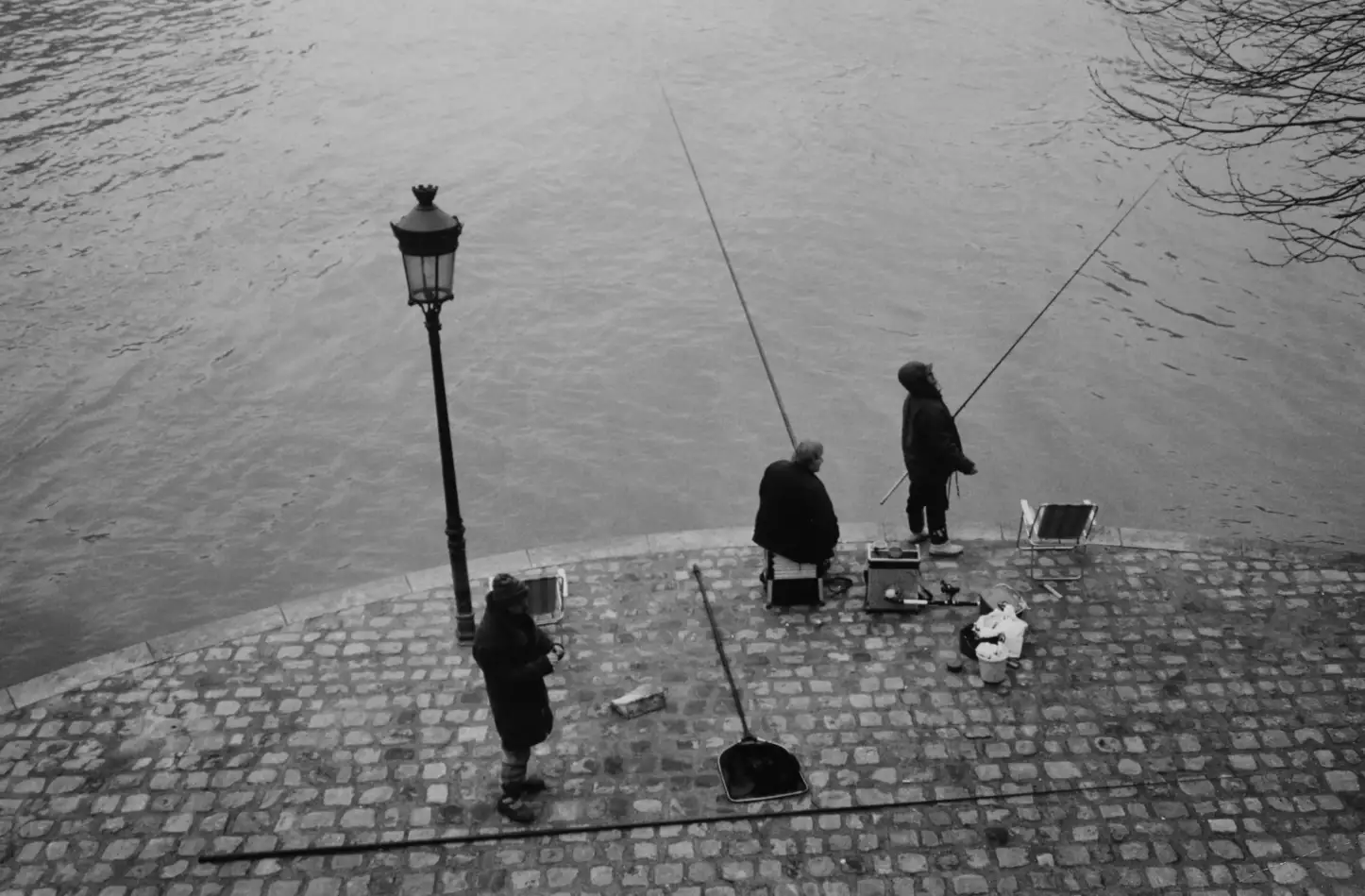 Fishermen Ile Saint Louis, Paris 1997