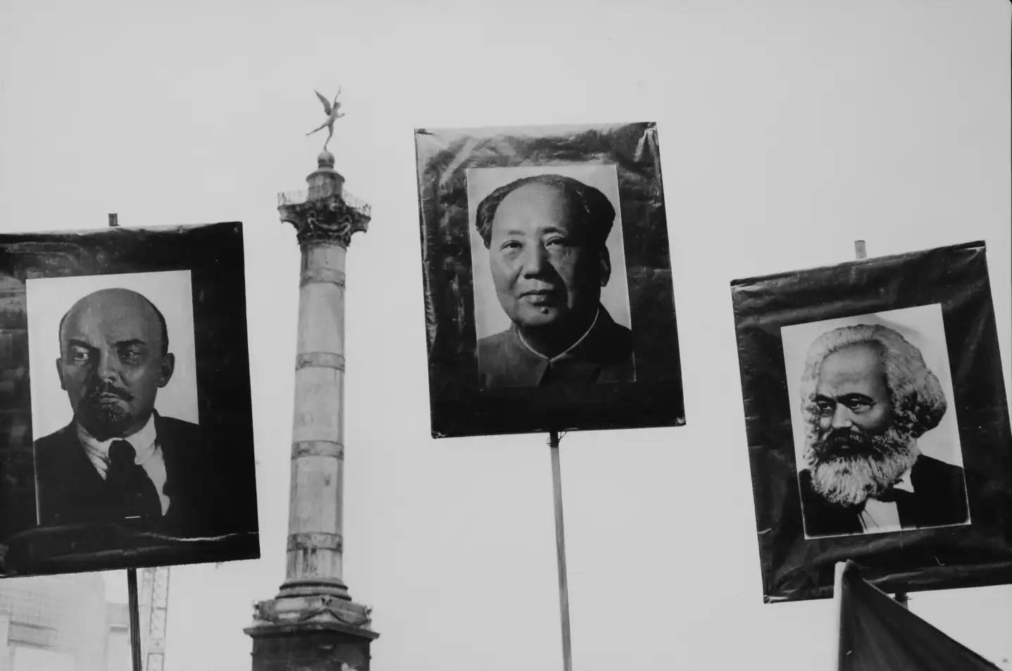May Day Demonstration, Place de la Bastille, Paris 1989