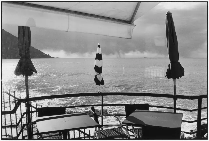 4. Looking out at Punta Chiappa, Camogli 2010