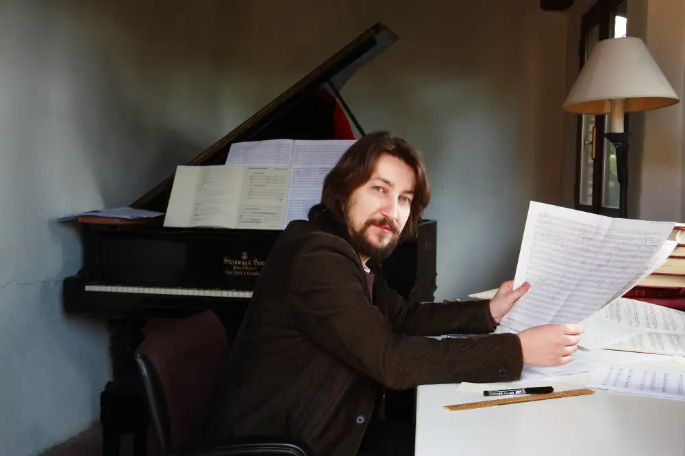 Filippo Perocco, composer, Rome 2009
